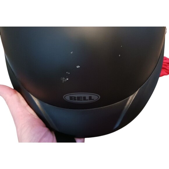 Bell Helmets Pit Boss Motorcycle Helmet Matte Black XL/XXL Roses Back Adjustable - Picture 10 of 10